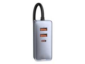 شارژر فندکی 4 پورت باسئوس مدل CCBTA0G