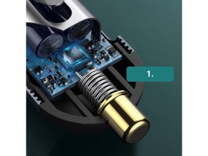 شارژر فندکی 4 پورت باسئوس مدل CCBTA0G