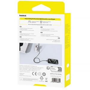 کابل شارژ Type-C به Type-C باسئوس مدل P1037770411300 CB000114 طول یک متری
