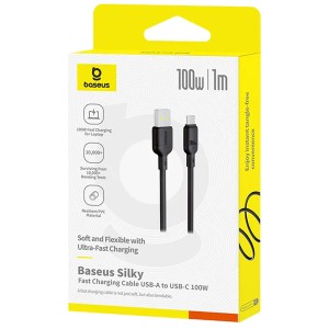 کابل شارژ USB به Type-C باسئوس مدل P1037770311300 طول یک متری
