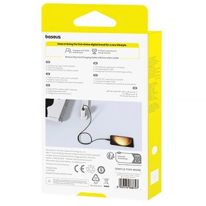 کابل شارژ USB به Type-C باسئوس مدل P1037770311300 طول یک متری
