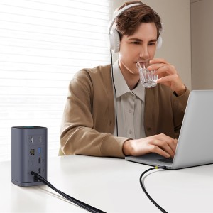 هاب 10 پورت Type-C و Docking Station باسئوس مدل B0056810281300