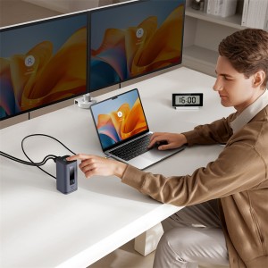 هاب 10 پورت Type-C و Docking Station باسئوس مدل B0056810281300