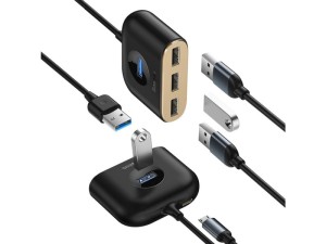 هاب آداپتور USB باسئوس مدل CAHUBAY01
