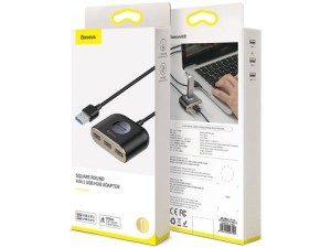 هاب آداپتور USB باسئوس مدل CAHUBAY01