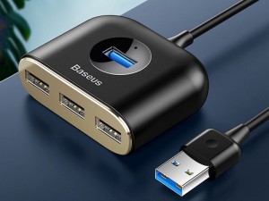 هاب آداپتور USB باسئوس مدل CAHUBAY01