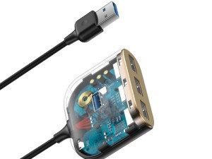 هاب آداپتور USB باسئوس مدل CAHUBAY01