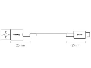 کابل پاوربانکی Lightning به USB باسئوس مدل CALYS02