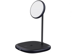 پایه نگهدارنده مگنتی و شارژر وایرلس باسئوس مدل WXSWB01 BSW523