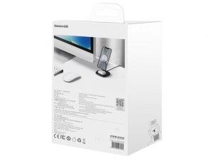پایه نگهدارنده مگنتی و شارژر وایرلس باسئوس مدل WXSWB01 BSW523