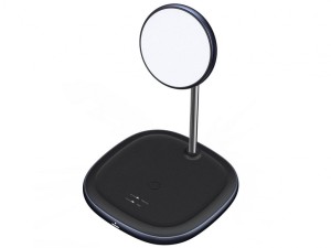 پایه نگهدارنده مگنتی و شارژر وایرلس باسئوس مدل WXSWB01 BSW523