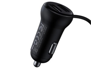 شارژر فندکی فست شارژ ماشین با قابلیت پخش موسیقی و تماس باسئوس مدل CCMTE01