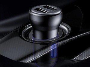 شارژر فندکی فست شارژ ماشین با قابلیت پخش موسیقی و تماس باسئوس مدل CCMTE01