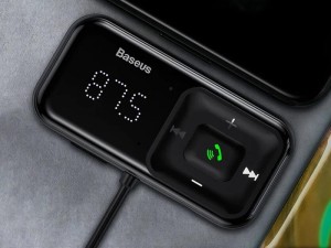 شارژر فندکی فست شارژ ماشین با قابلیت پخش موسیقی و تماس باسئوس مدل CCMTE01