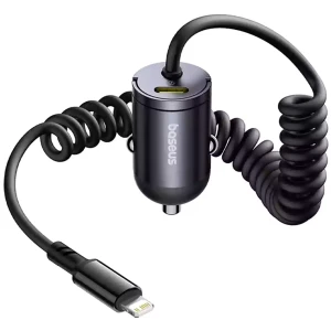 شارژر فندکی ماشین Type-C باسئوس مدل C0003500112101