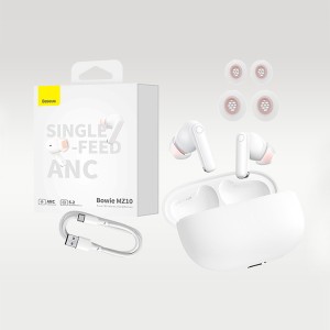 هندزفری بلوتوثی بی سیم باسئوس مدل MZ10 NGTW340001