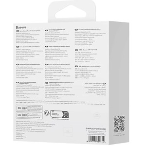 هندزفری بلوتوثی بی سیم باسئوس مدل MZ10 NGTW340001