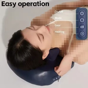 ماساژور گردن و کمر شارژی حرارتی سه‌بعدی مدل R19
