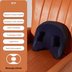ماساژور گردن و کمر شارژی حرارتی سه‌بعدی مدل R19