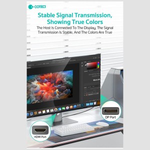 کابل Display به HDMI کوتسی مدل 87406 طول سه متر