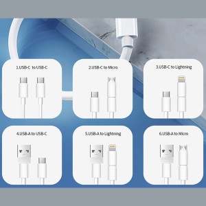 جعبه ذخیره سازی کابل شارژ چند منظوره کوتتسی مدل 87702
