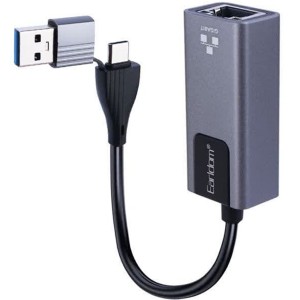تبدیل Tyoe-C و USB به LAN ارلدرام مدل NC4
