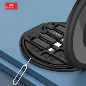 جعبه ذخیره سازی کابل شارژ چند منظوره ارلدام مدل EC148