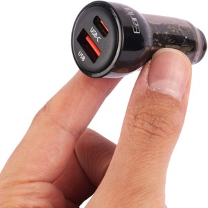شارژر فندکی خودرو Type-C و USB ارلدام مدل CC31
