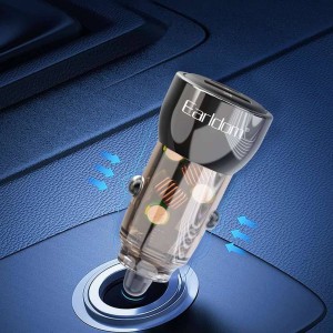 شارژر فندکی خودرو Type-C و USB ارلدام مدل CC31