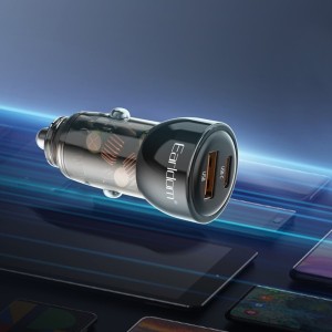 شارژر فندکی خودرو Type-C و USB ارلدام مدل CC31