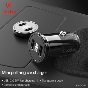 شارژر فندکی فست شارژ ماشین ارلدام مدل CC45