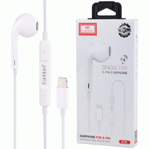 هدفون تک گوش با سیم Lightning ارلدام مدل ETE72L