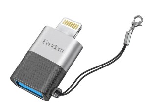 مبدل OTG آیفون USB به Lighting ارلدام مدل ETOT74