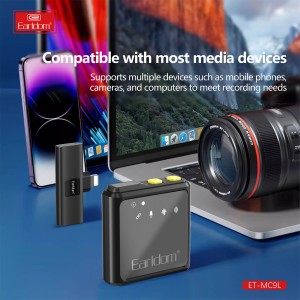 میکروفون بی سیم یقه‌ای ارلدام مدل MC9L