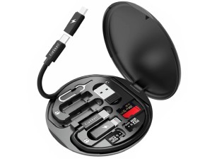 مجموعه کابل Type-C , USB, micro-USB و Lightning ارلدام مدل TC20
