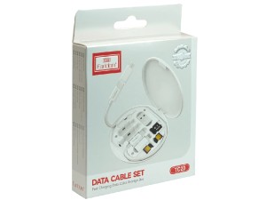 مجموعه کابل Type-C , USB, micro-USB و Lightning ارلدام مدل TC20