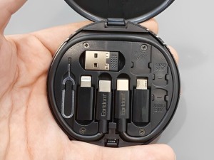 مجموعه کابل Type-C , USB, micro-USB و Lightning ارلدام مدل TC20