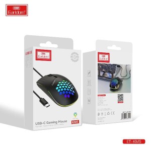 ماوس گیمینگ با سیم Type-C ارلدام مدل ETKM5