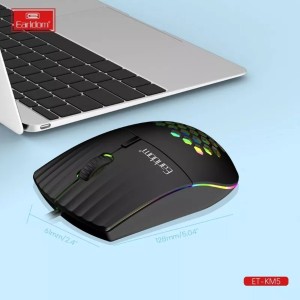 ماوس گیمینگ با سیم Type-C ارلدام مدل ETKM5
