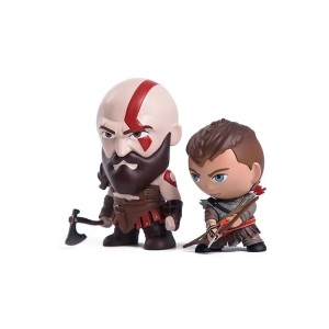 اکشن فیگور کریتوس و آترئوس Gaming Heads God of War Kratos & Atreus
