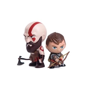 اکشن فیگور کریتوس و آترئوس Gaming Heads God of War Kratos & Atreus
