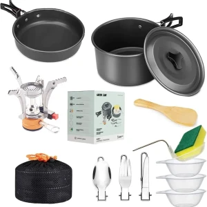ظروف و گاز کمپینگ گرین لاین مدل GN10N1COOKBK