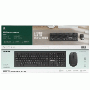 ماوس و کیبورد بی سیم گرین‌لاین مدل GKM200