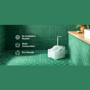 دستگاه وضوی قابل حمل شارژی گرین‌لاین مدل GWM10 GNGW10PWUDWH