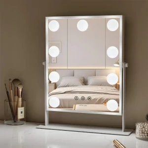 آینه آرایشی رومیزی گرین لاین مدل MR9 GNGLMAKE9WH