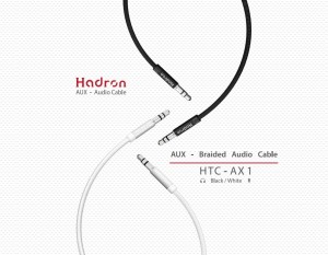 کابل انتقال صدا استریو دو سر AUX هادرون مدل HTCAX1