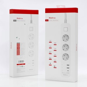 چند راهی برق ارت دار 3 سوکت هادرون مدل P343