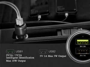شارژ فندکی فست شارژ ماشین هواوی مدل CP31