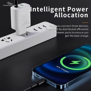 شارژر دیواری Type-C و USB جوکو مدل JK76