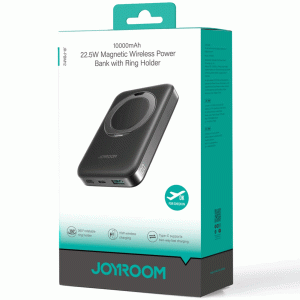 پاوربانک وایرلس جویروم مدل JRPBM12 ظرفیت 10000 میلی آمپر ساعت
